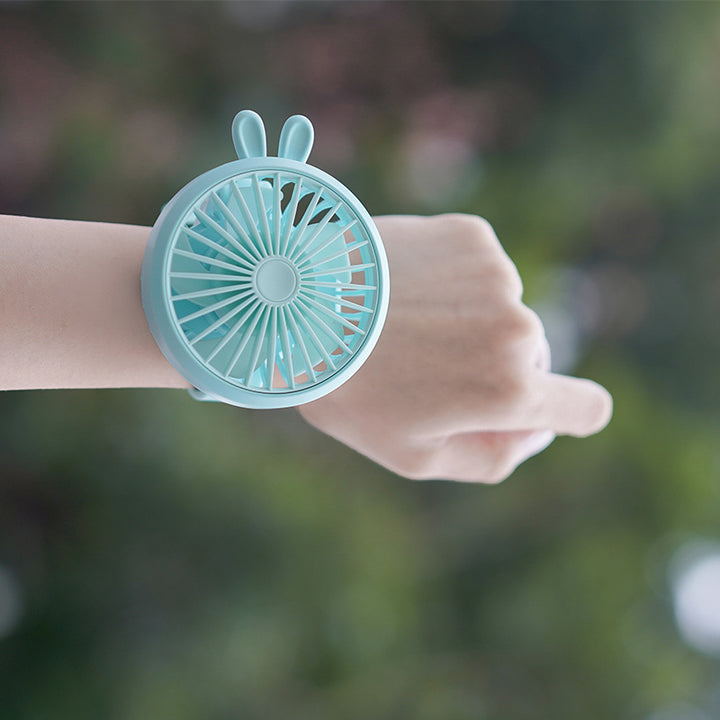 Unisex Bærbar Håndvifte med integrert Armbånd og fleksibel Lene Luvikno