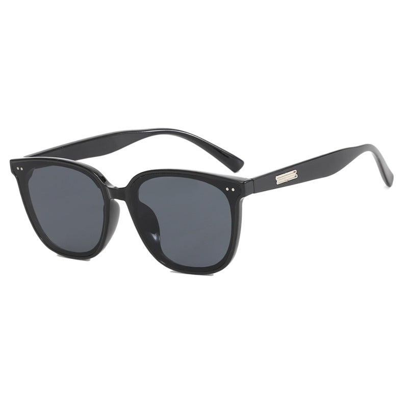 Dame oversized solbrille i elegant skilpaddemønster Luvikno
