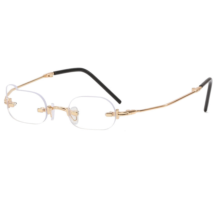 Damer eksklusiv modisk solbrille med glinsende metallramme Luvikno