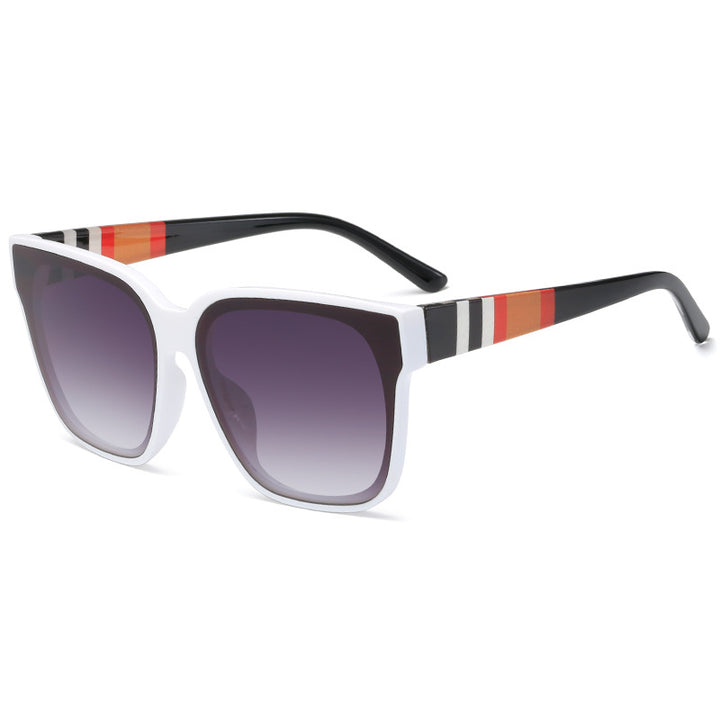 Dame moteriktig solbrille med markant oversized ramme og UV-beskyttelse Luvikno