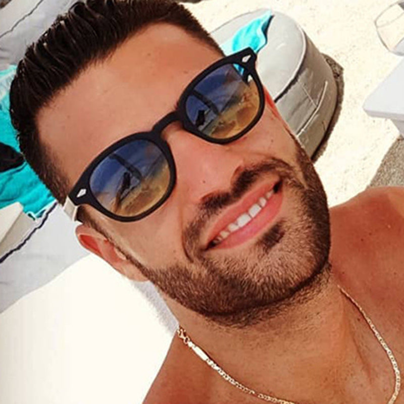 Dame rund solbrille med elegant design og UV-beskyttelse Luvikno