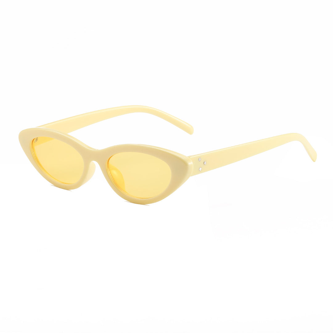 Dame Cat-Eye solbriller i elegant Leo-design Luvikno