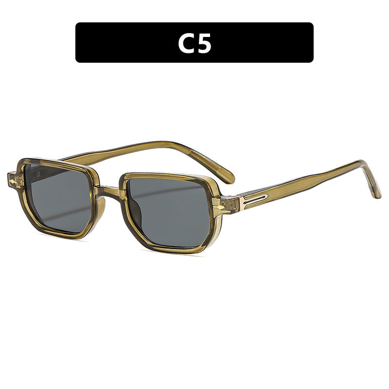 Dame kvadratisk solbrille med elegant design og polariserende glass Luvikno