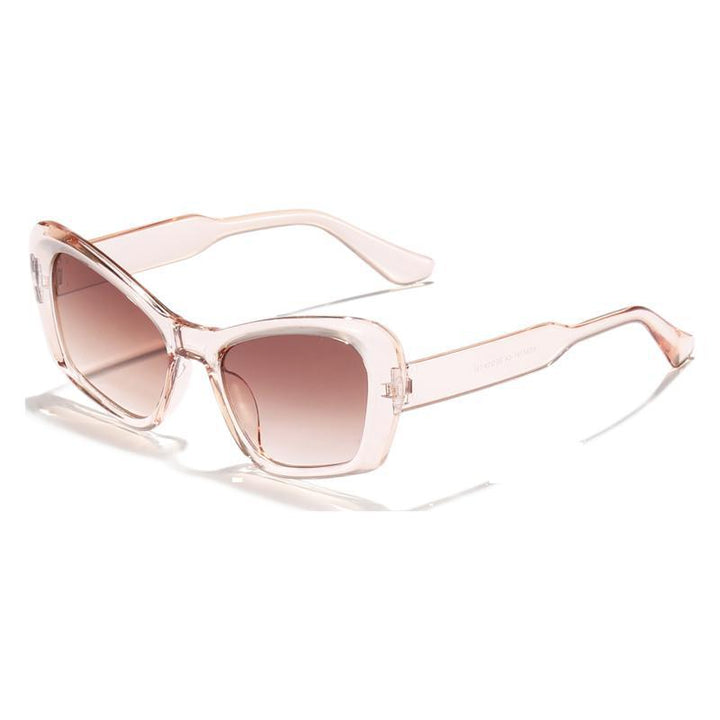 Dame designer solbrille i den gjenkjennelige retro-stilen Luvikno