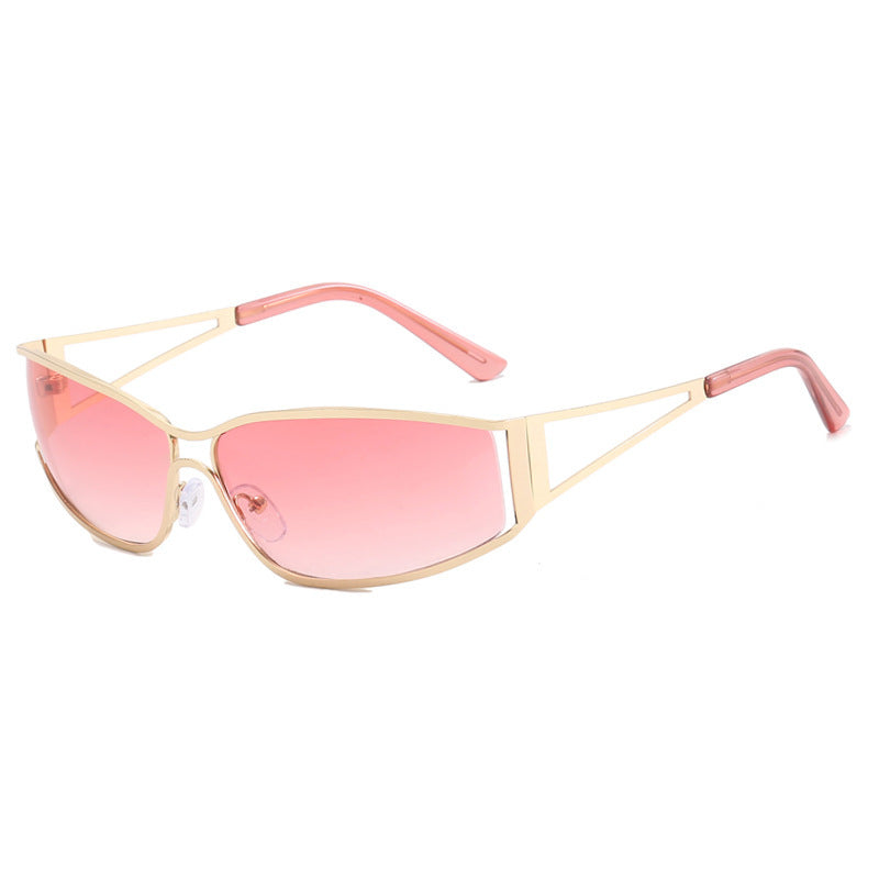 Damer sporty solbrille i futuristisk stil Luvikno