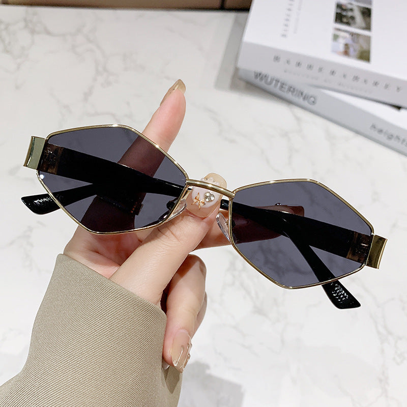 Damer geometrisk Cat-Eye solbriller Luvikno