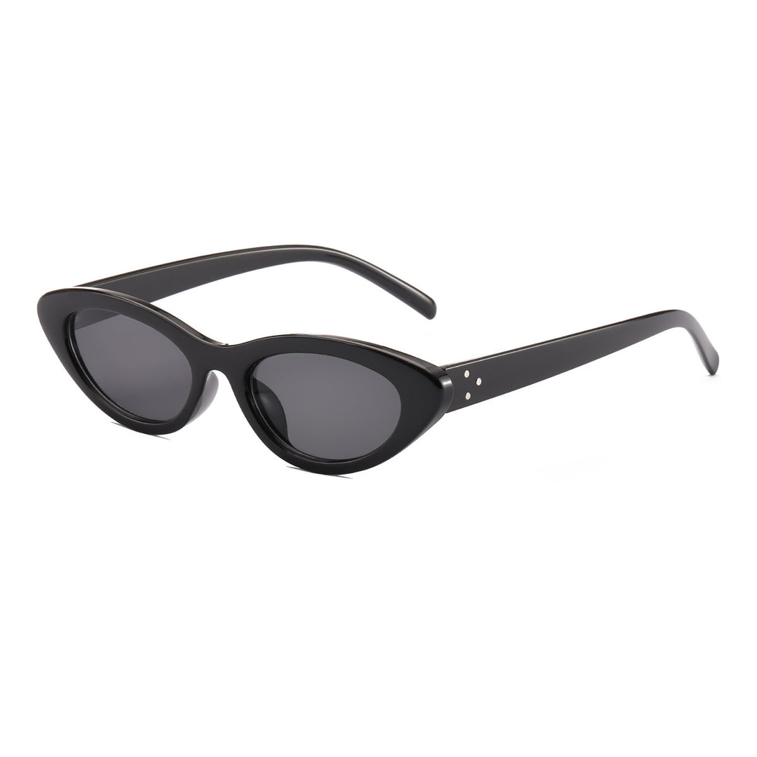 Dame Cat-Eye solbriller i elegant Leo-design Luvikno