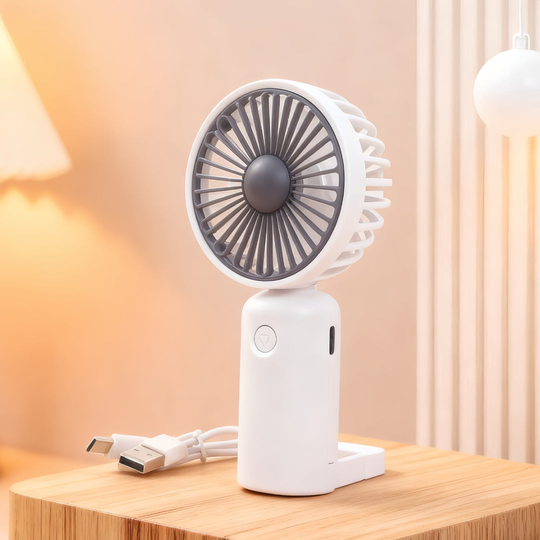 Dame Bærbar Håndvifte med USB-C-tilkobling og innovativ design Luvikno