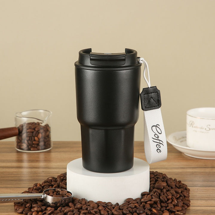 Damer høy kvalitets kaffekopp med silikondeksel Luvikno