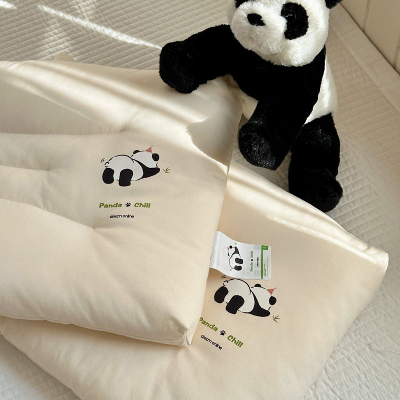 Damer Ergonomisk hodepute med lekent panda-motiv Luvikno