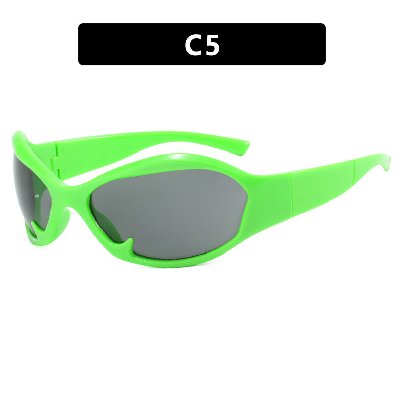 Dame Sport-solbrille med slitesterkt design og beskyttende UV-filter Luvikno