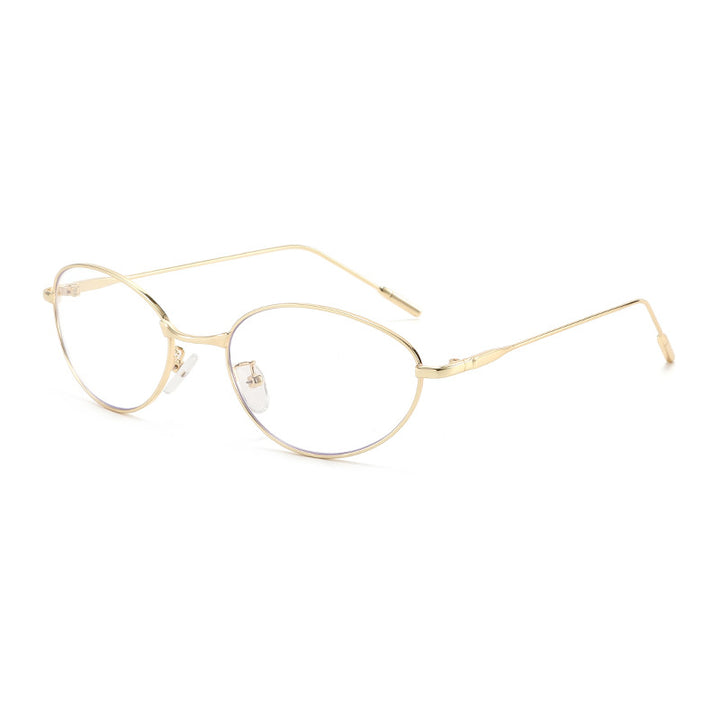Dame fashionable solbriller i elegant oval design Luvikno