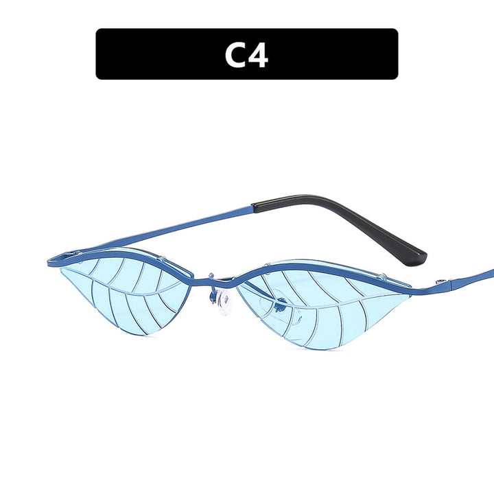 Dame Cat-Eye solbriller med innovativt bladdesign Luvikno