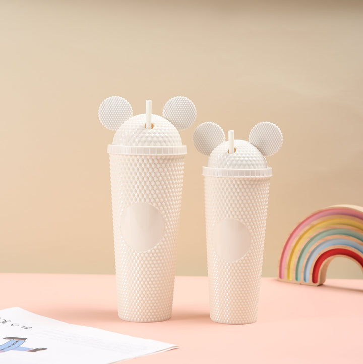 Dame Trendy og leken krus med Mickey Mouse ører Luvikno