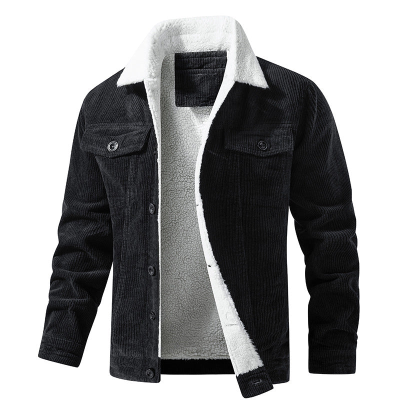 Luvik | Menns Vintage Sammet Fuzzy Fleece