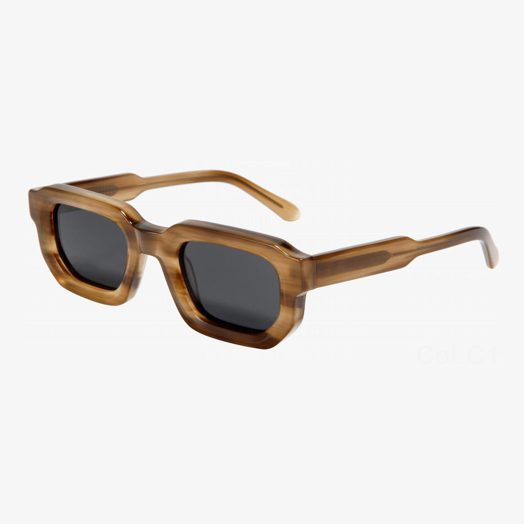 Dame solbrille i moderne geometrisk design fra Luvikno