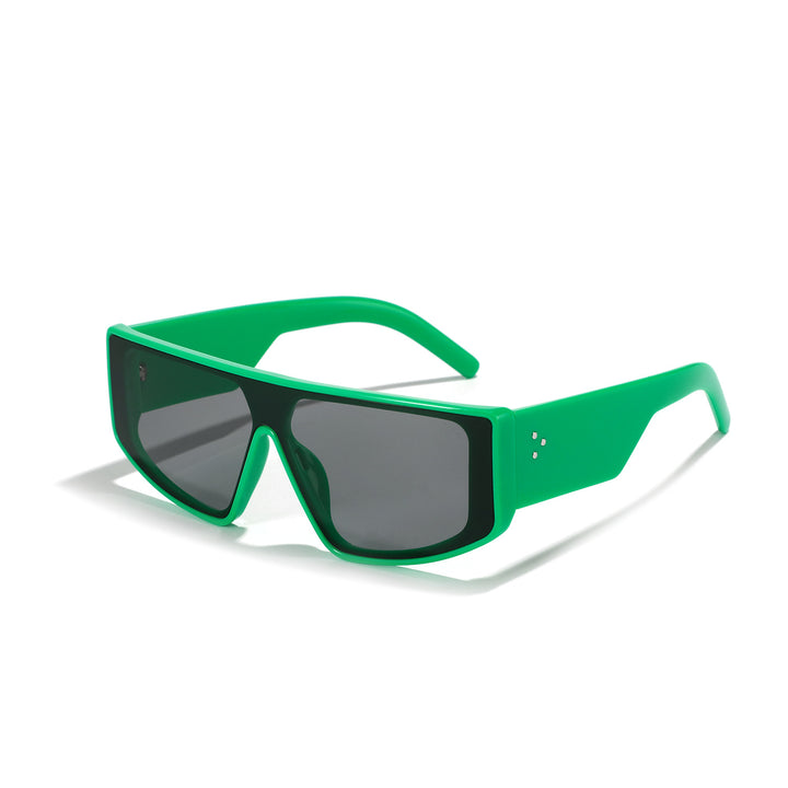 Dame futuristisk oversized solbrille Luvikno