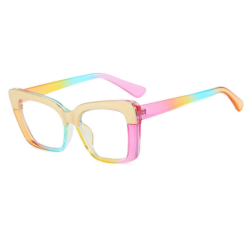 Dames moteriktig brille i trendy geometrisk design Luvikno
