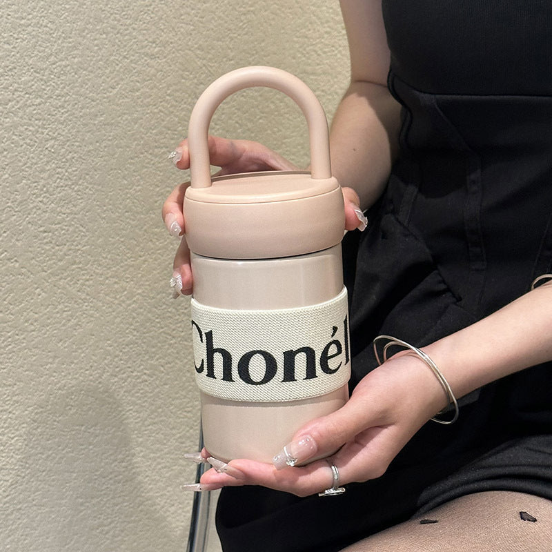 Damen Multifunktionale Thermotasse mit praktischem Tragegriff Luvikno