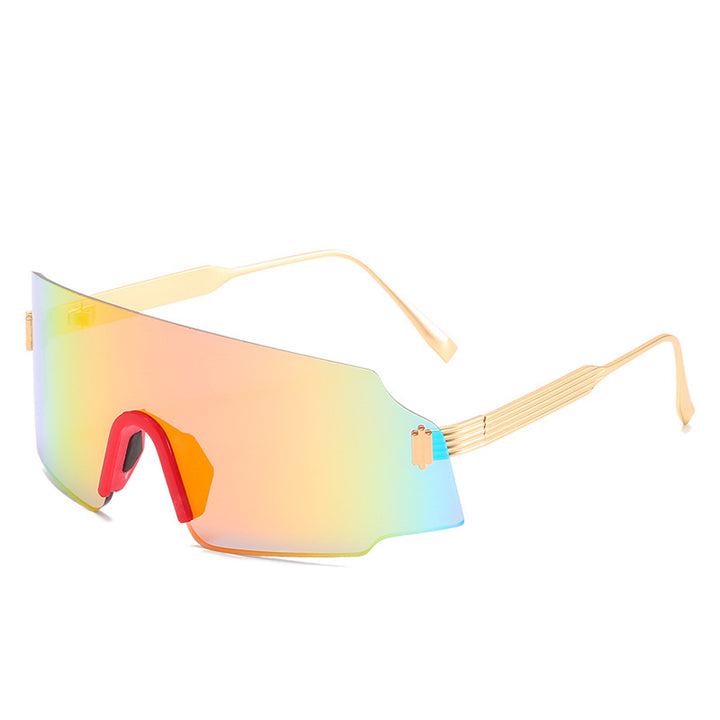 Dame sporty sikkerhets-solbrille med moderne, gjennomsiktig design Luvikno