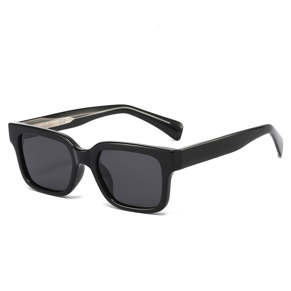 Damer trendy firkantet solbrille Luvikno