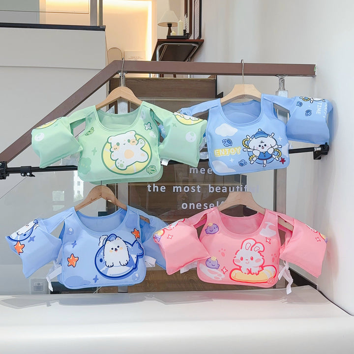 Unisex oppustbar svømmehjelp med søtt design Luvikno