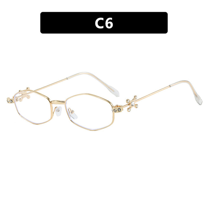 Dame solbrille med elegante akenter og UV-beskyttelse Luvikno