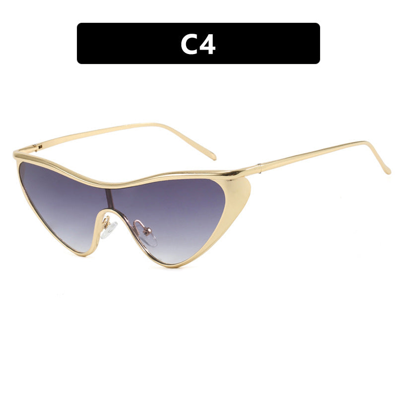 Damer ekstravagant formet solbrille med beskyttende UV-filter Luvikno