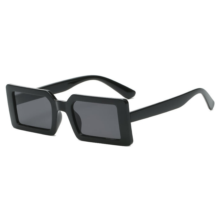 Dame moteriktig transparent hjørne solbrille Luvikno