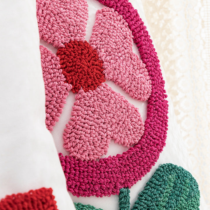 Women Decorative Pillowcase with Heart Pattern Luvikno