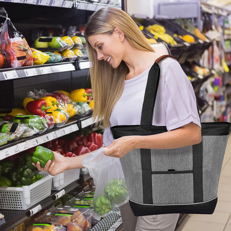 Dame Kjøle- og handlebag med isolert innredning og slitesterkt design Luvikno