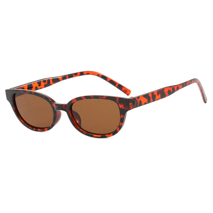 Dame moteriske Cat-Eye solbriller med UV-beskyttelse og lett ramme Luvikno