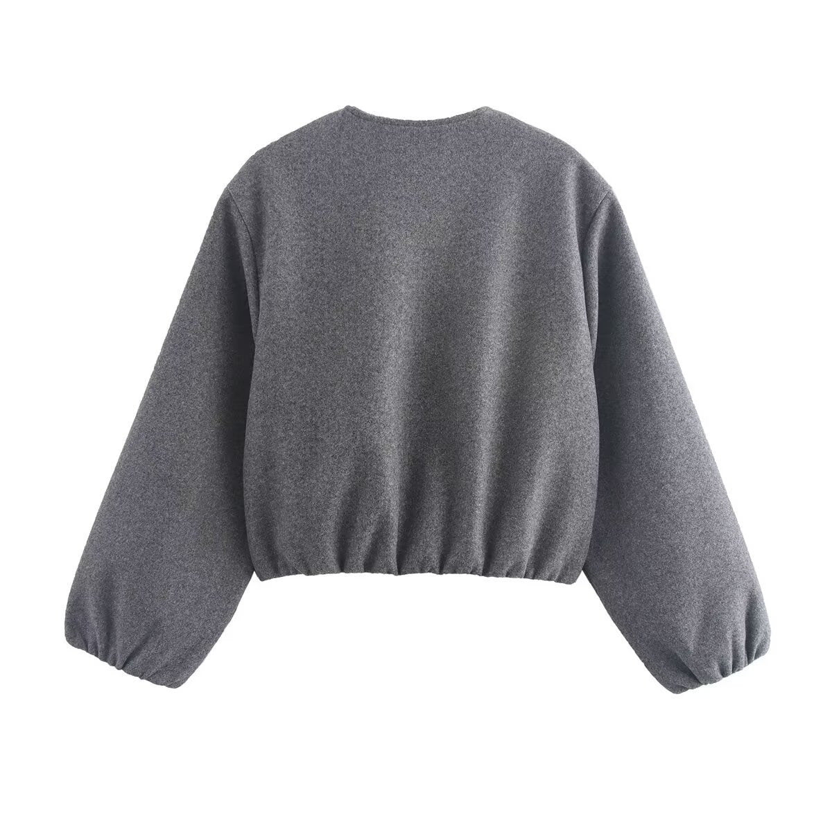 Luvik | Naisten mukava ja tyylikäs bomber-takki korkealla kauluksella ja sivutaskuilla