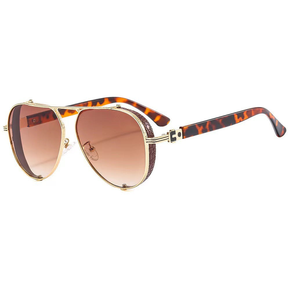 Dame moteriktig solbrille med innovativ retro-futuristisk design Luvikno