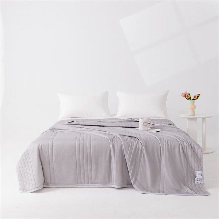 Cooling Ice Silk Summer Blanket – Lightweight, Washable, Soft Quilt for Babies & Adults | Luvikno