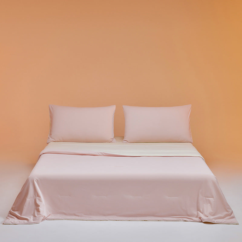 Dame premium Satin sengetøyssett med elegant struktur Luvikno