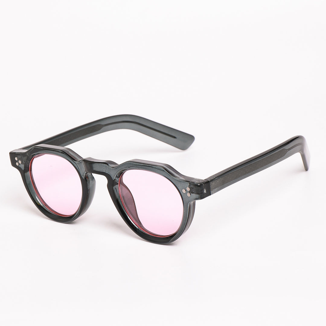 Dame solbrille i unikt sekstagsdesign med polariserte linser Luvikno