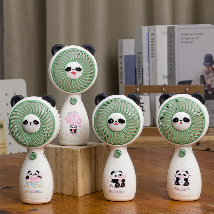 Dame Bærbar Håndvifte med søtt Panda-design Luvikno