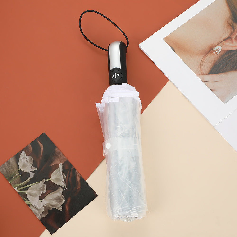 Unisex Automatisk Gjennomsiktig Paraply Luvikno