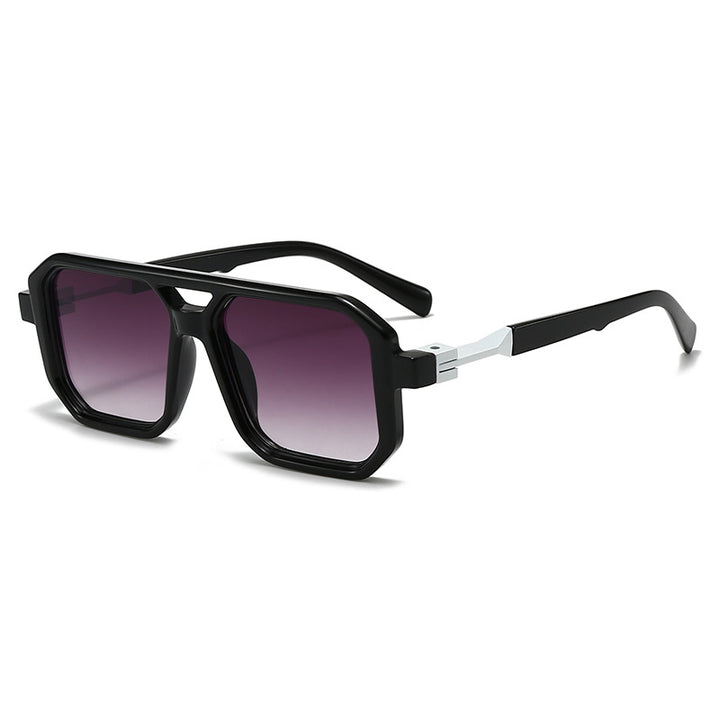 Dame stilige oversized solbriller med geometrisk ramme Luvikno
