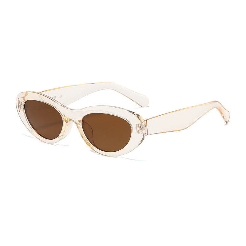 Dame moteriktig solbrille i elegant cat-eye stil Luvikno