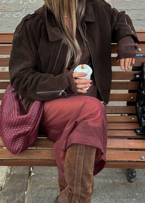 Luvik | Touch Kcroppattu Nahkatakki