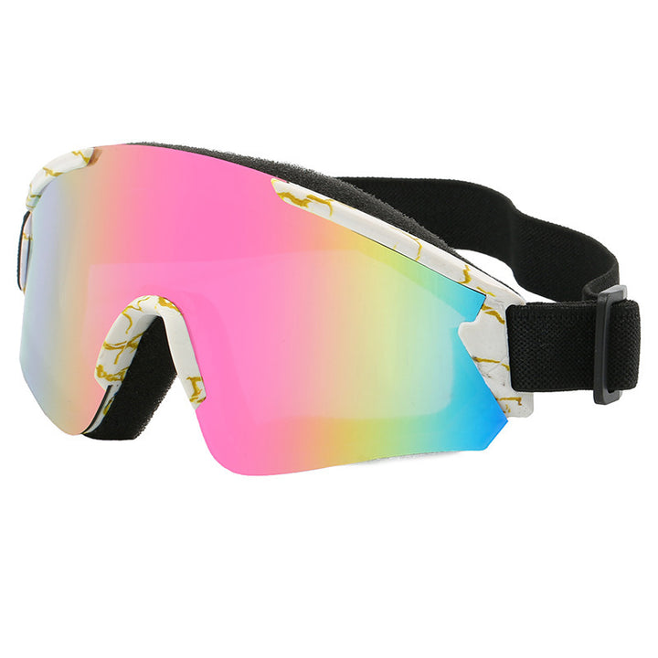 Dame Sport-solbrille med speilreflekterendes høyytelsesdesign Luvikno