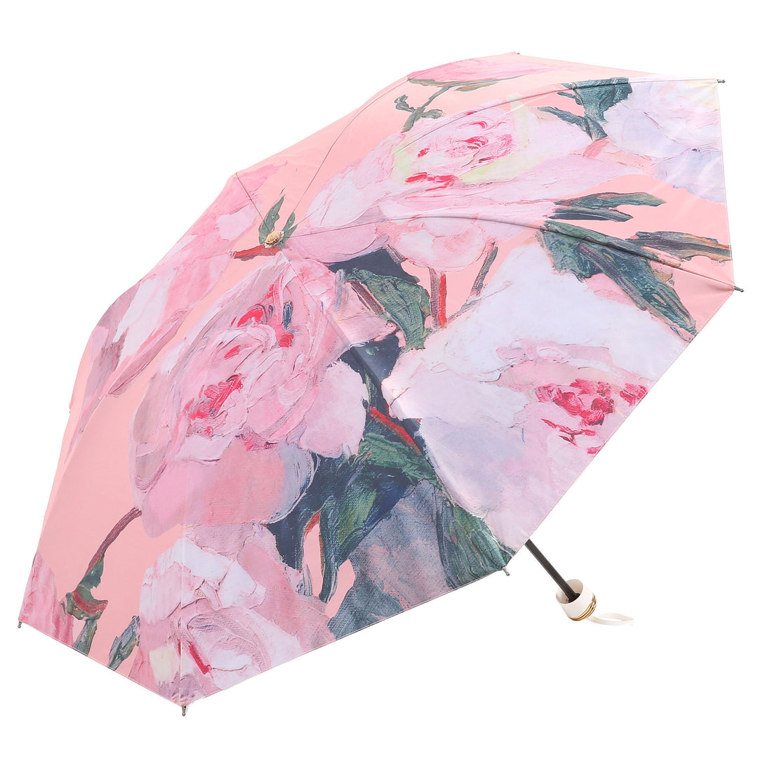Dameparaply med blomstrende rose mønster Luvikno