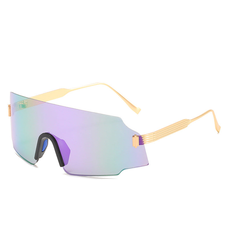 Dame sporty sikkerhets-solbrille med moderne, gjennomsiktig design Luvikno