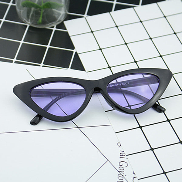 Dame Cat-Eye solbrille med elegant design og UV-beskyttelse Luvikno