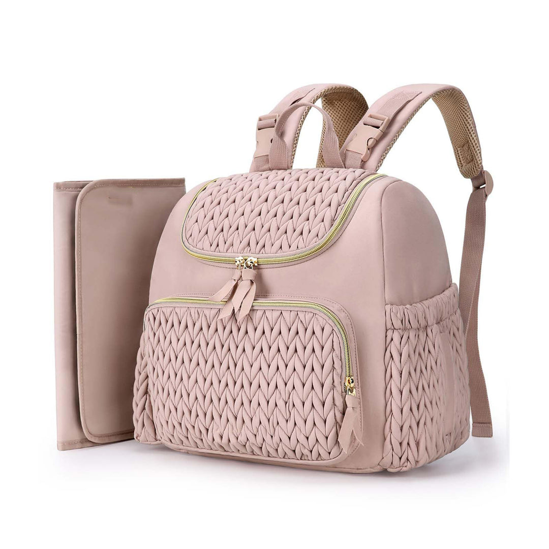 Dames Fashion Ryggsekk med Vevd Design Luvikno