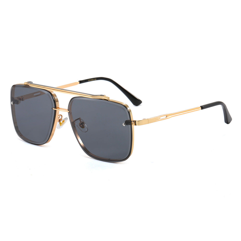 Damer elegant kvadratisk designer solbrille Luvikno