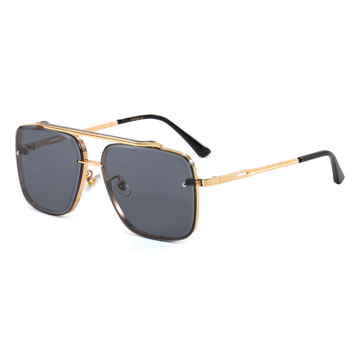 Damer elegant kvadratisk designer solbrille Luvikno
