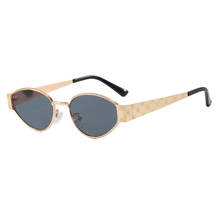 Dame Cat-Eye solbriller med elegant design og luksuriøse detaljer Luvikno